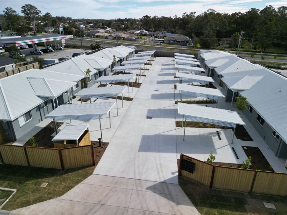 Units built specifically for the rental market. Units built specifically for the rental market.